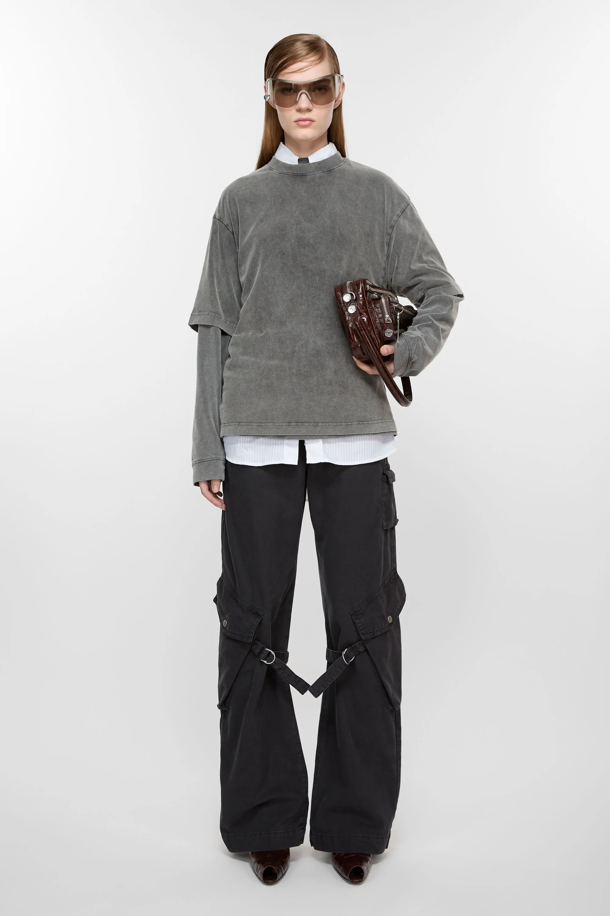 

Брюки-карго Acne Studios, Charcoal Grey