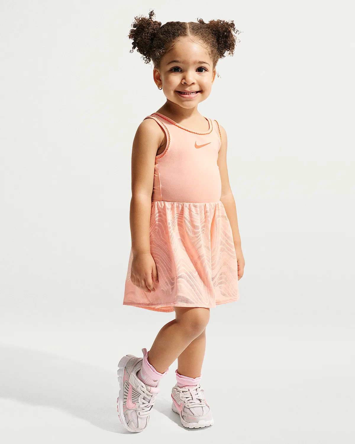 Детский комплект Nike Toddler Dri-FIT Easy Breezy Runsie, Arctic Orange