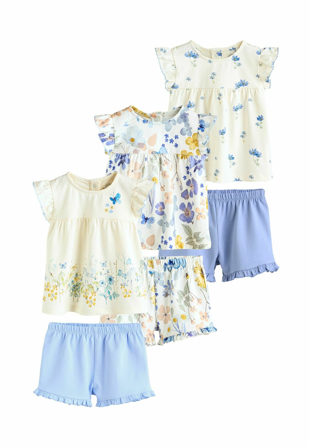 

Шорты REGULAR FIT FRILL SET 6 PIECE Next, белый