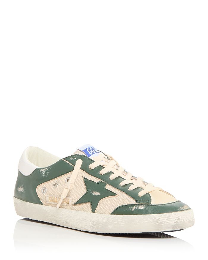 

Мужские низкие кеды Golden Goose Super-Star, зеленый