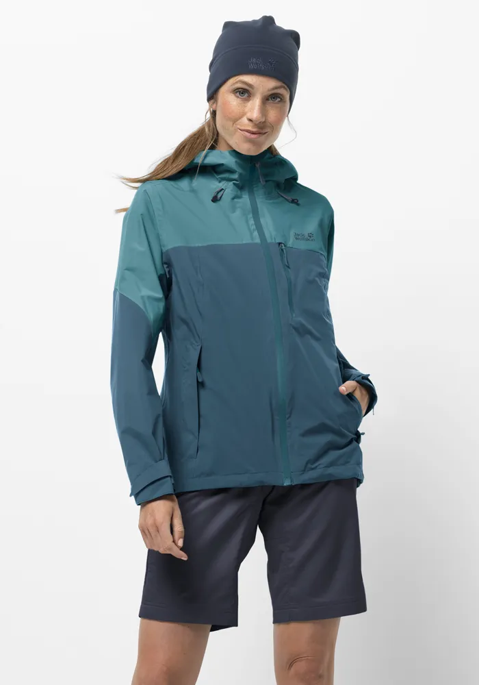 

Функциональная куртка Jack Wolfskin "GO HIKE JACKET W", с капюшоном, голубой