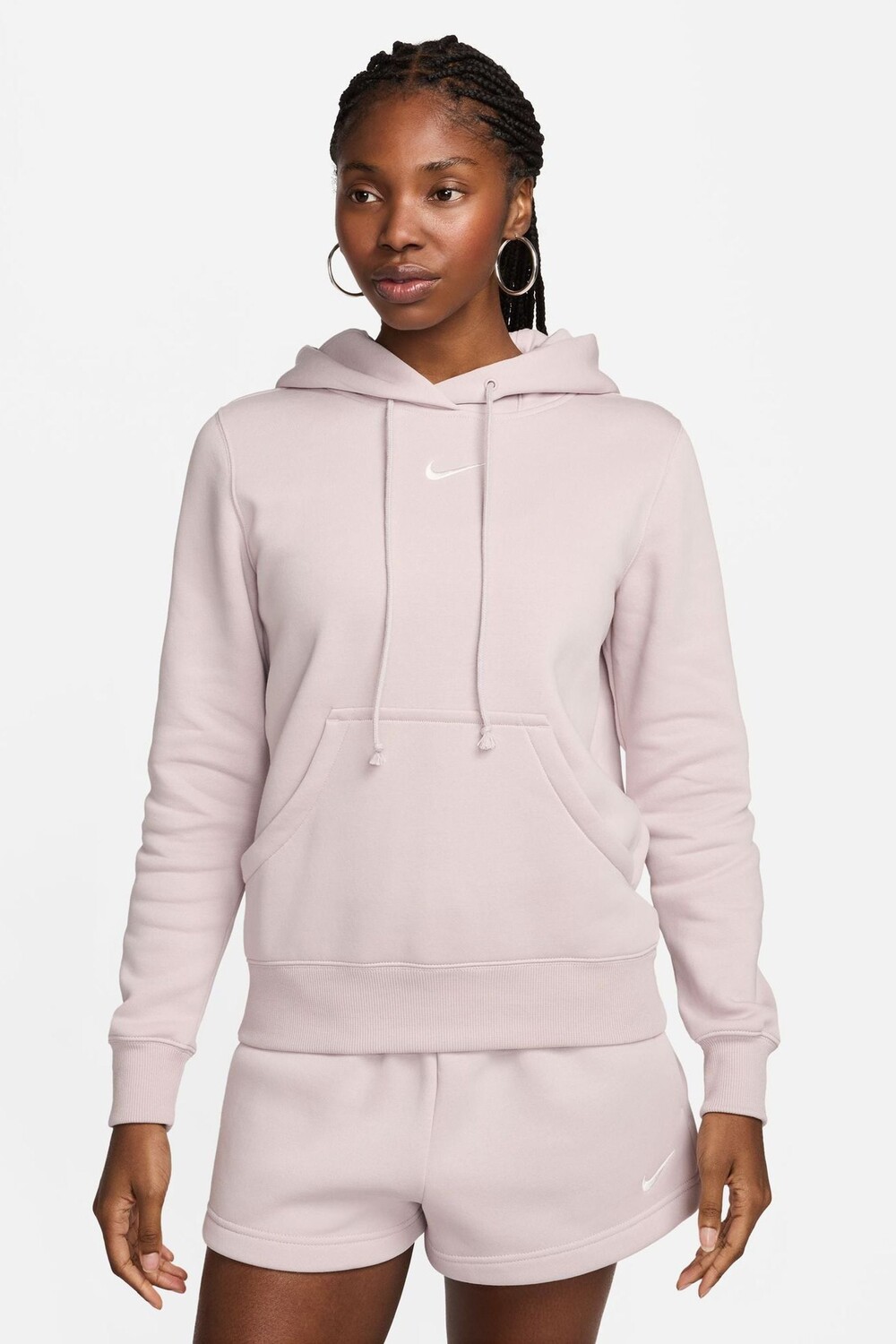

Спортивная толстовка с капюшоном и флисовым пуловером Phoenix Nike, розовый