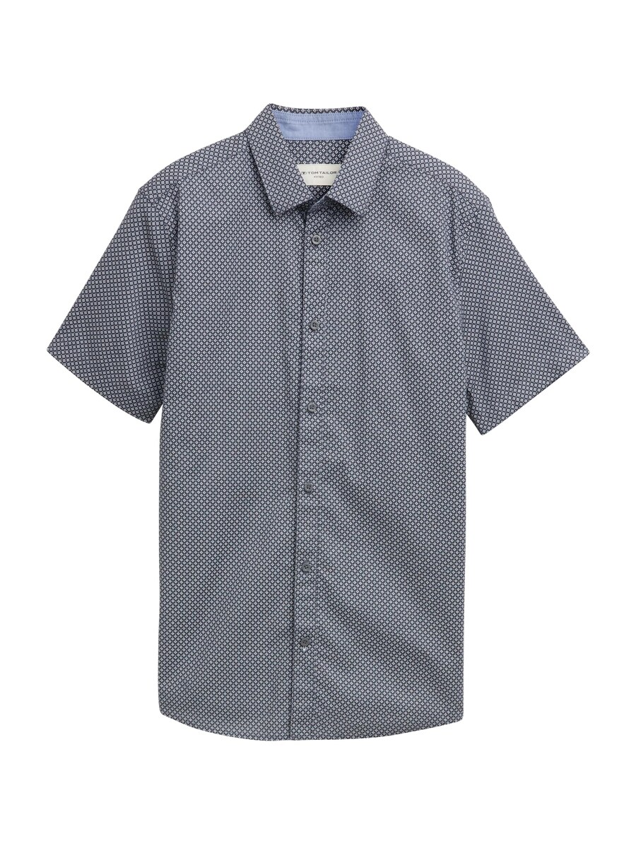 

Рубашка на пуговицах классического кроя TOM TAILOR, цвет Light blue/Dark blue