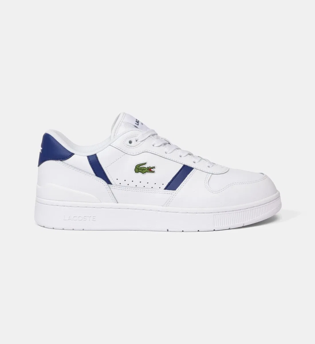 Низкие кеды T-Clip Set кожа Lacoste, белый