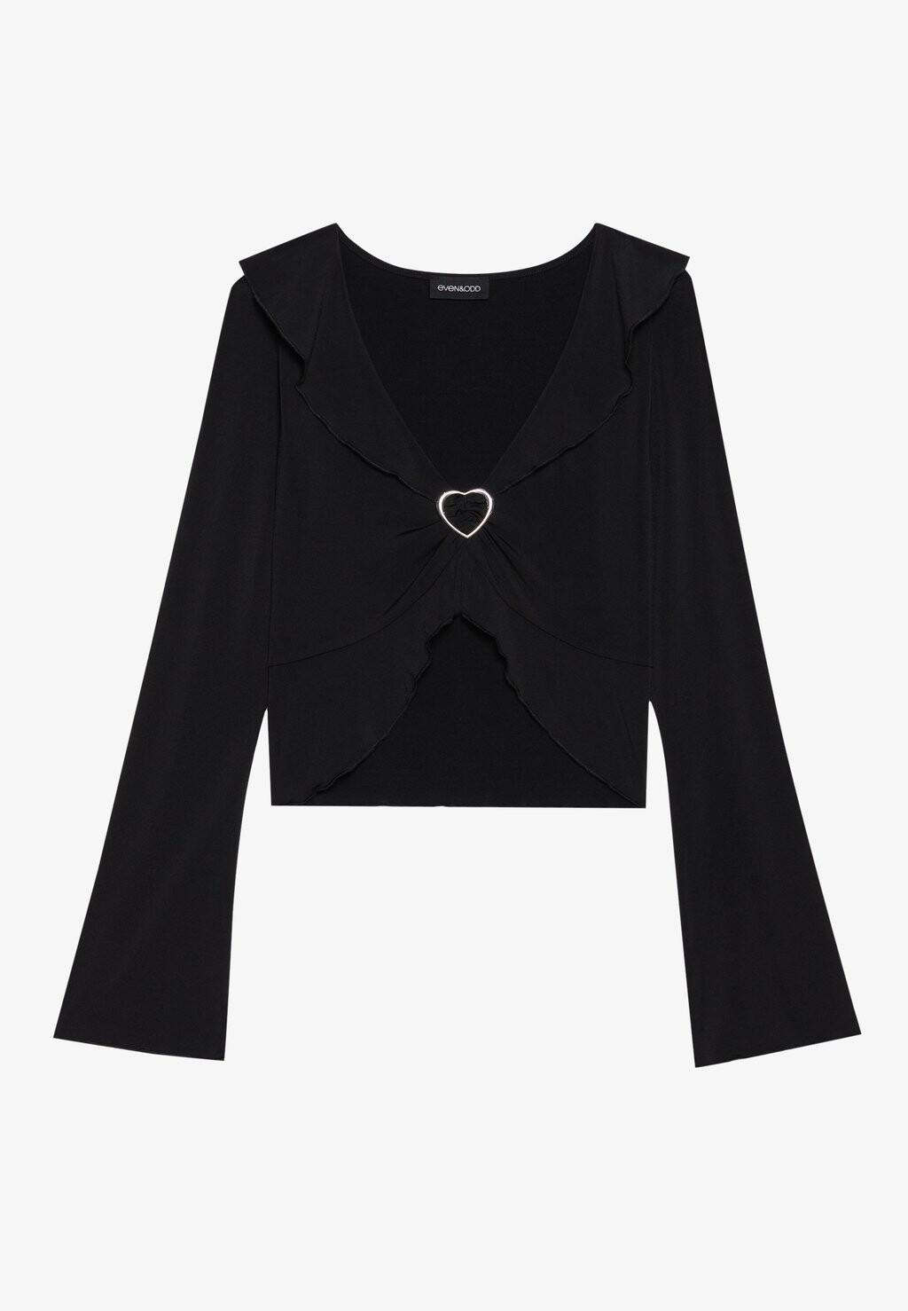 

Топ с длинными рукавами Even&Odd, черный