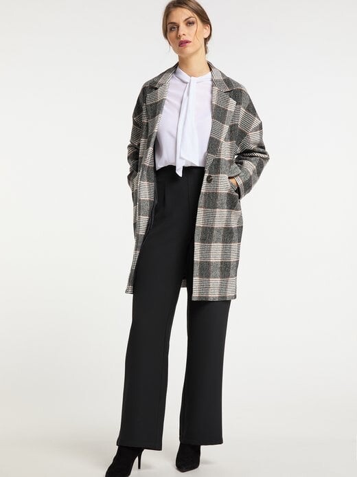 

Пальто glen в клетку Usha, белый