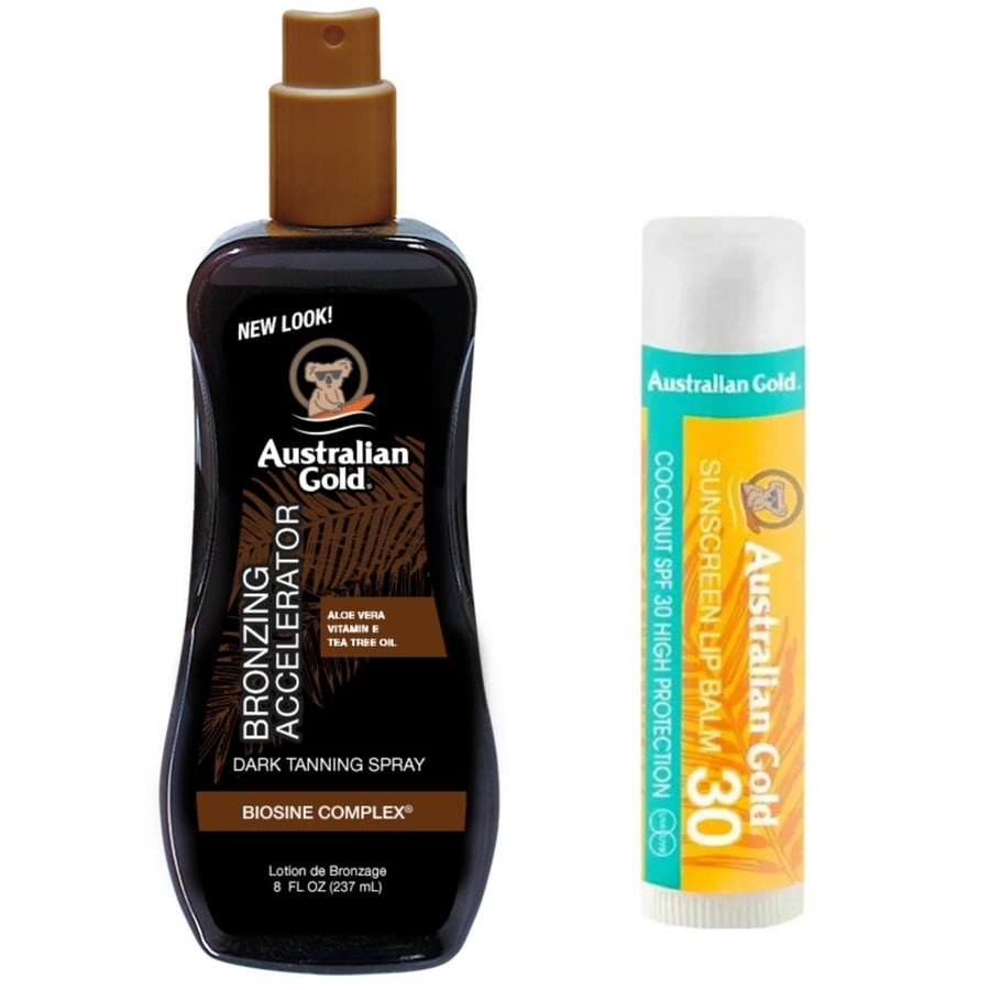 

Australian Gold Spray Accelerator + Защитная помада