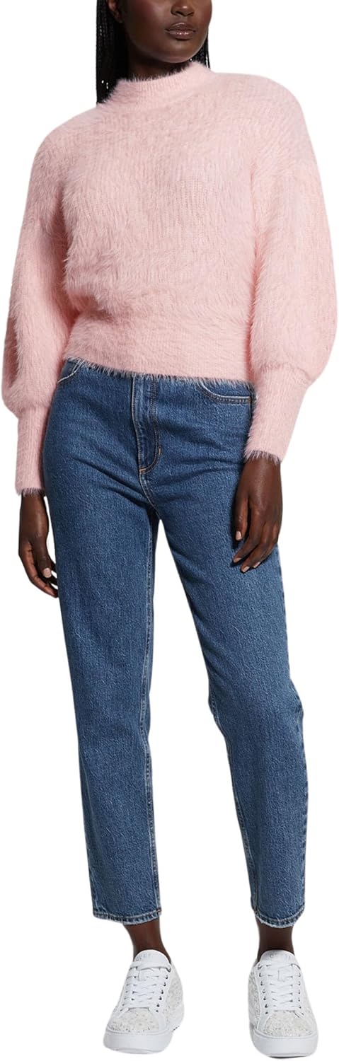 

GUESS Женский свитер Keyla с длинным рукавом, Pretty Pink