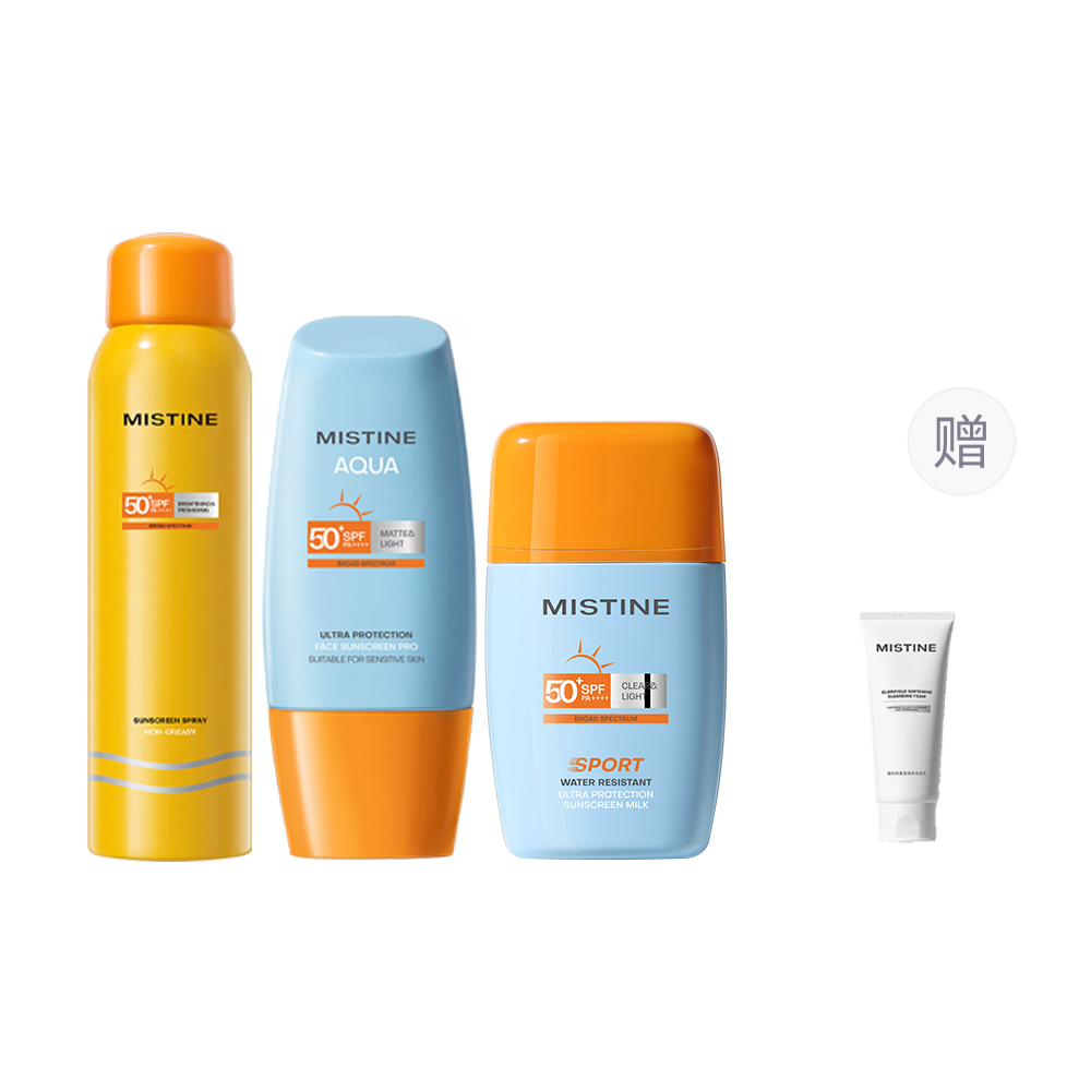 

Наборы для защиты кожи от солнца во время поездок на открытом воздухе контроль жирности освежающий уф-защита Mistine