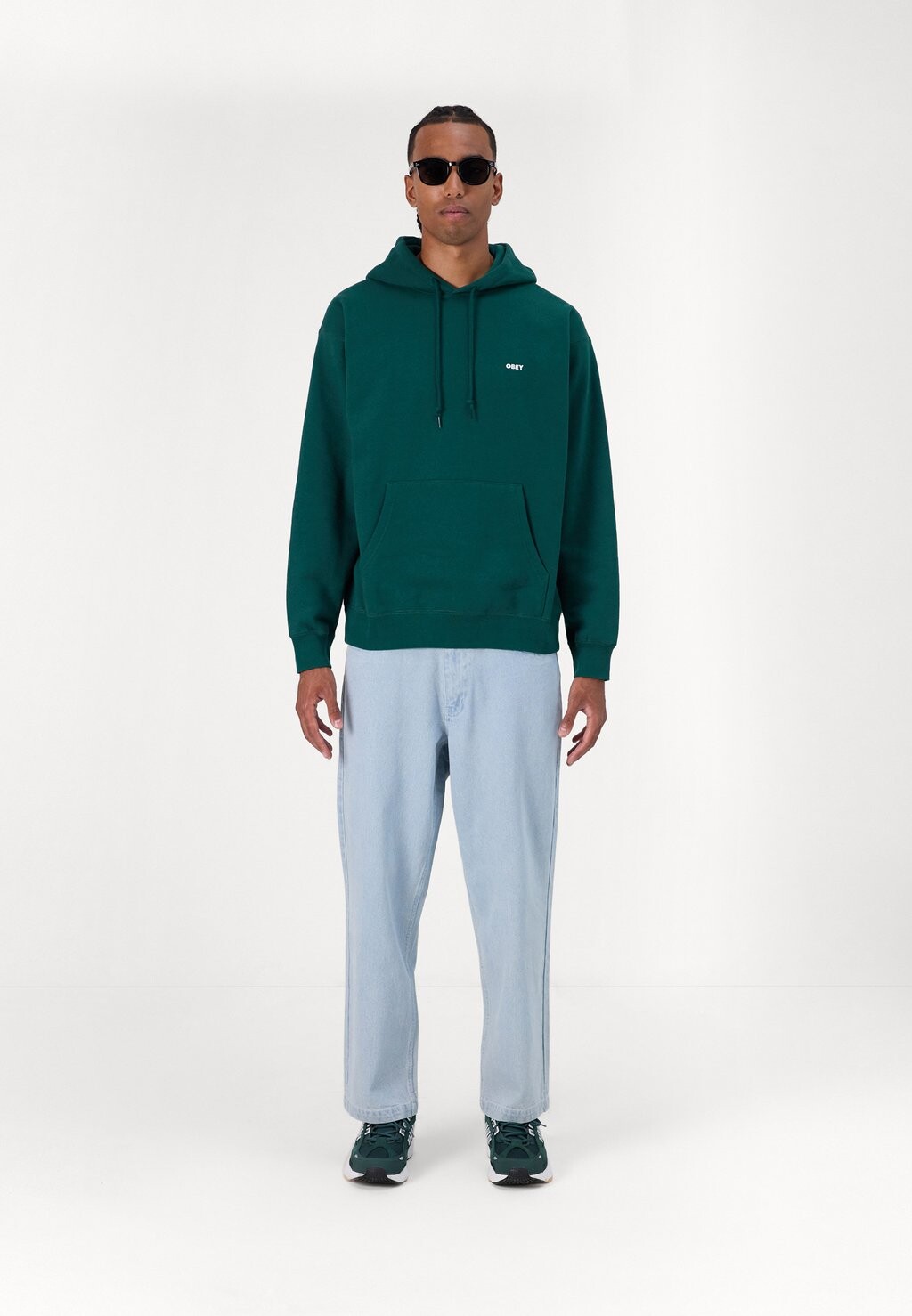 

Толстовка ESTABLISHED WORKS BOLD HOOD UNISEX Obey Clothing, бежевый