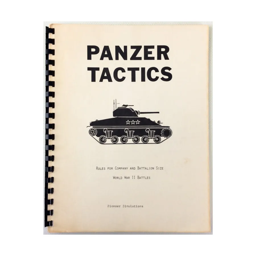 

Танковая тактика (3-е издание), Panzer Tactics