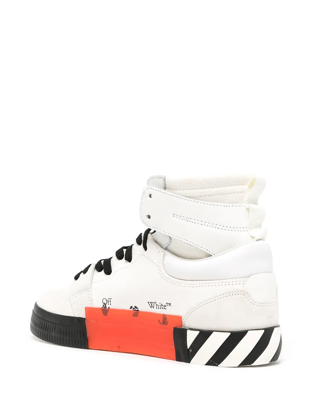 Высокие кеды Vulcanized OFF-WHITE, белый — фото 3