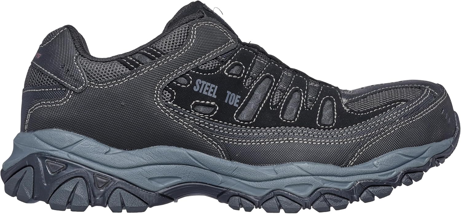 Мужские кроссовки Skechers Cankton Ebbitt со стальным носком, черный — фото 3