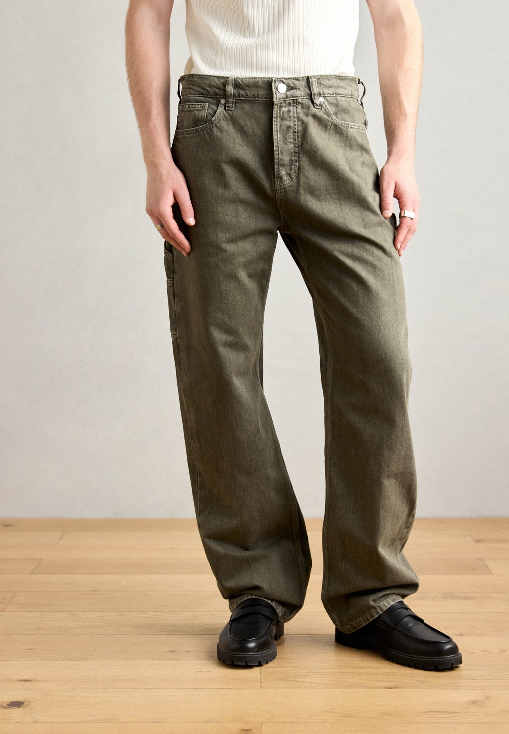 

Джинсы свободного кроя VERVE WORKWEAR Scotch & Soda, хаки