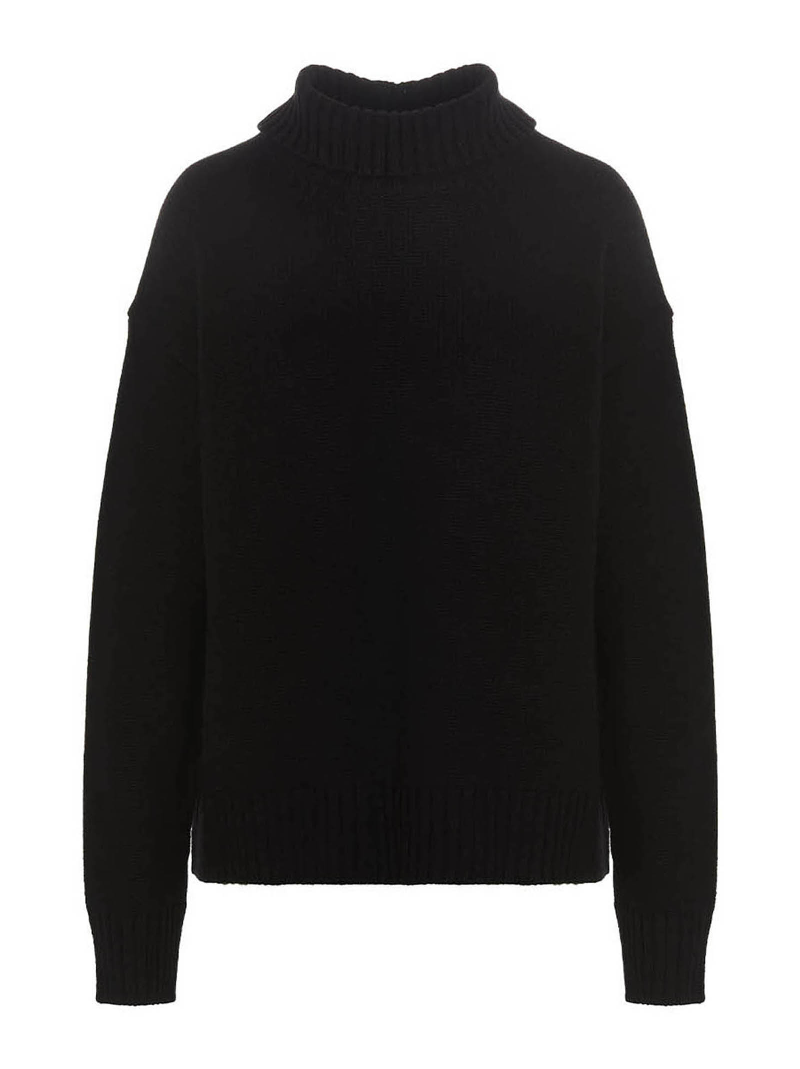 

Свитер из кашемировой смеси JIL SANDER, черный