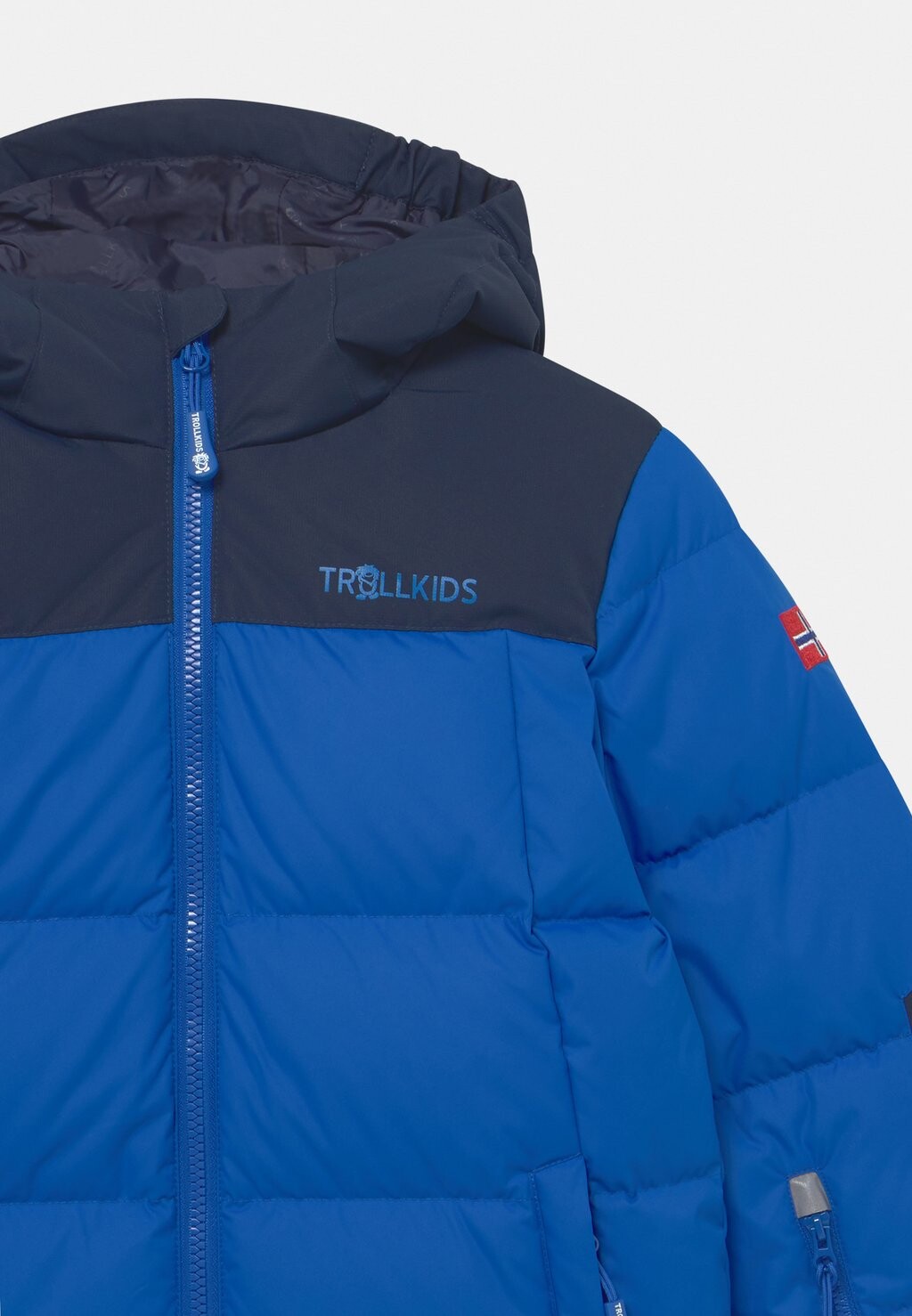 Пуховик Kids Narvik Unisex TrollKids, цвет medium blue/navy — фото 3