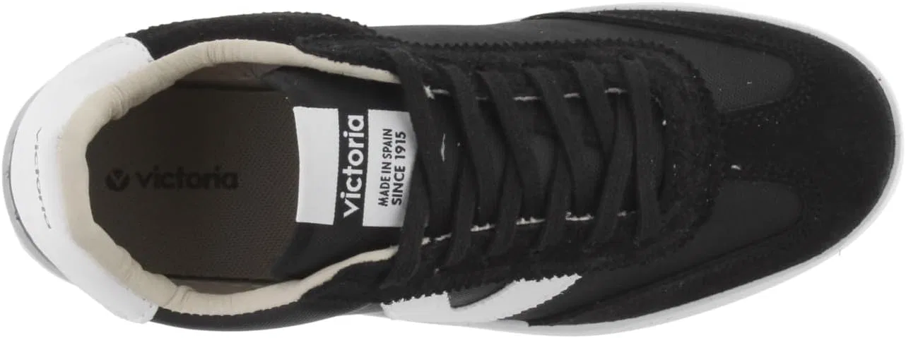 Велосипедные кроссовки Victoria Low-Top Unisex Berlin Ciclista из нейлона с контрастными деталями и подходящей отделкой из натуральной кожи, артикул 1126193, для взрослых, Black — фото 4