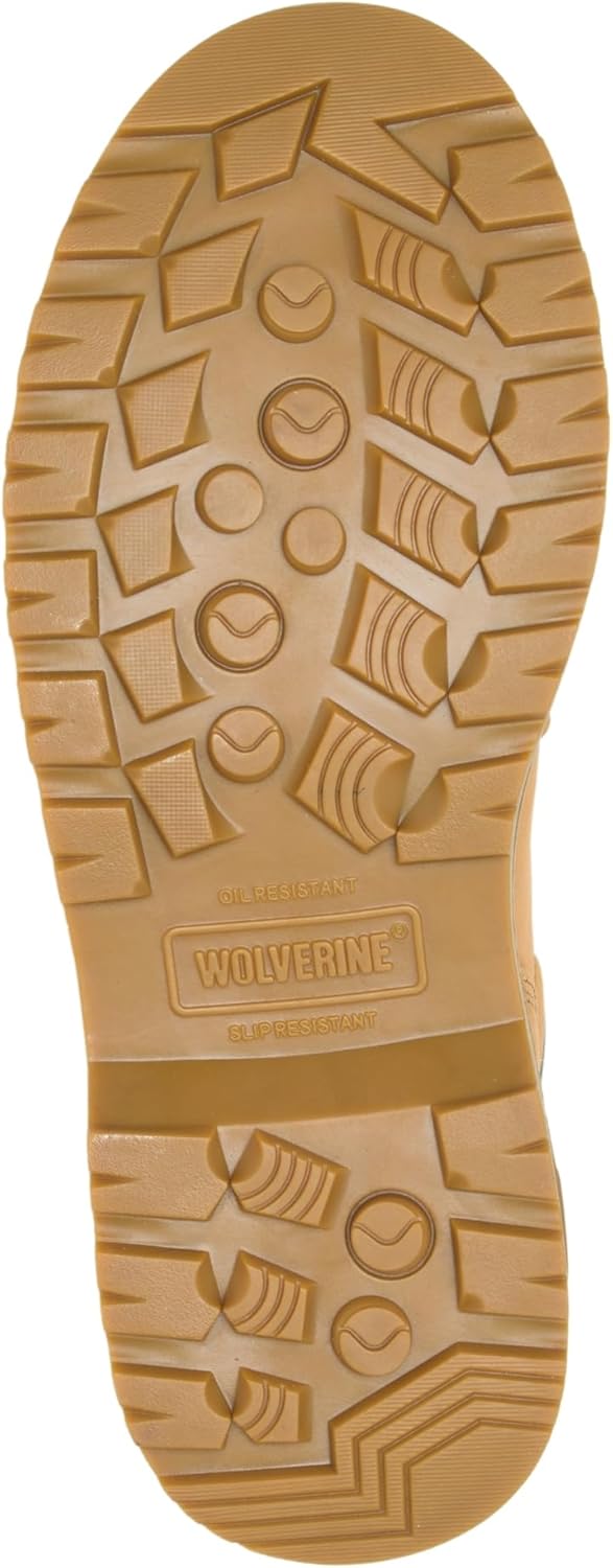 Мужские ботинки Wolverine Floorhand с изоляцией и водонепроницаемой защитой, высота 15 см, Wheat — фото 4