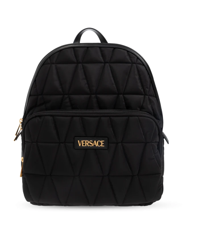 

Рюкзак с нашивкой-логотипом Versace, черный
