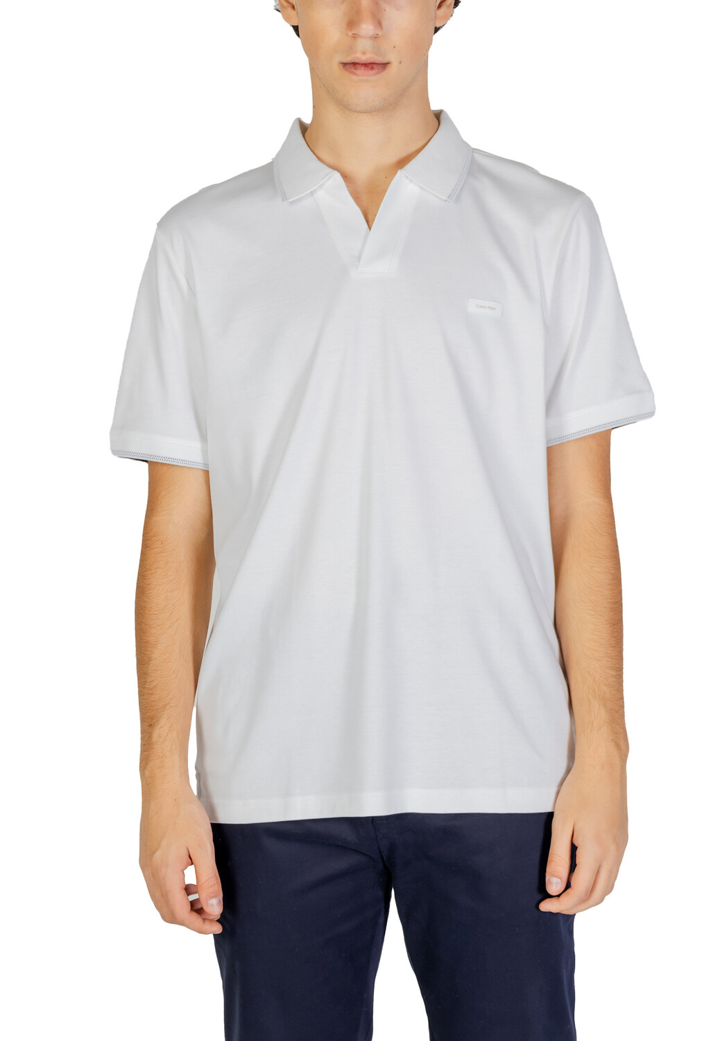 

Поло Calvin Klein Jeans хлопковое, белый