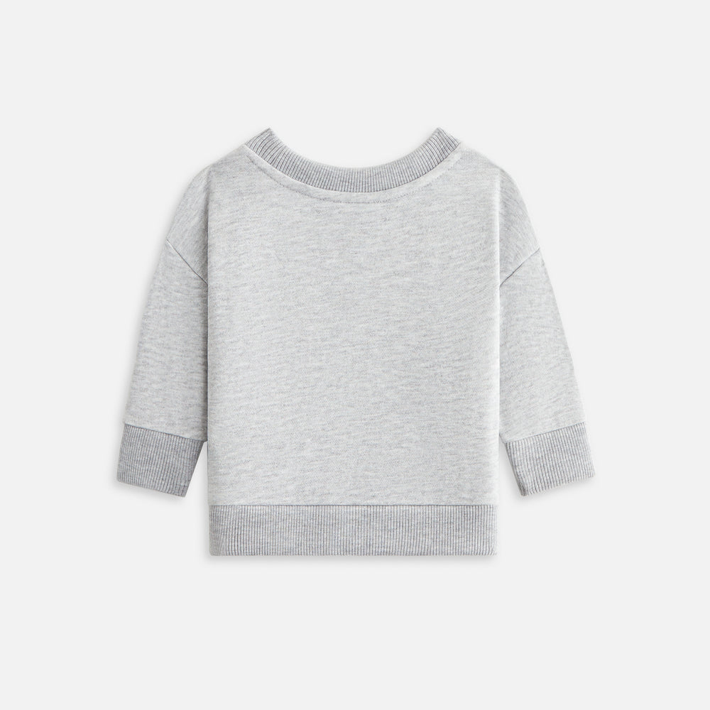 Топ Kith Baby Long Sleeve Nelson Crew, светло-зеленый — фото 2