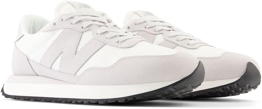 Мужские кроссовки для бега по шоссе New Balance 237 V1 Classic, White/Grey Matter — фото 4