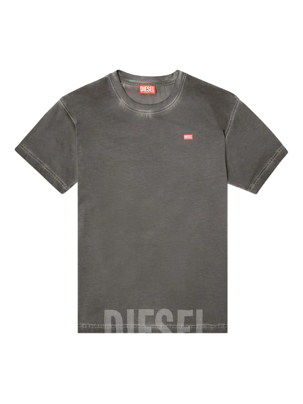 

Футболка из хлопка с логотипом Norm DIESEL, серый