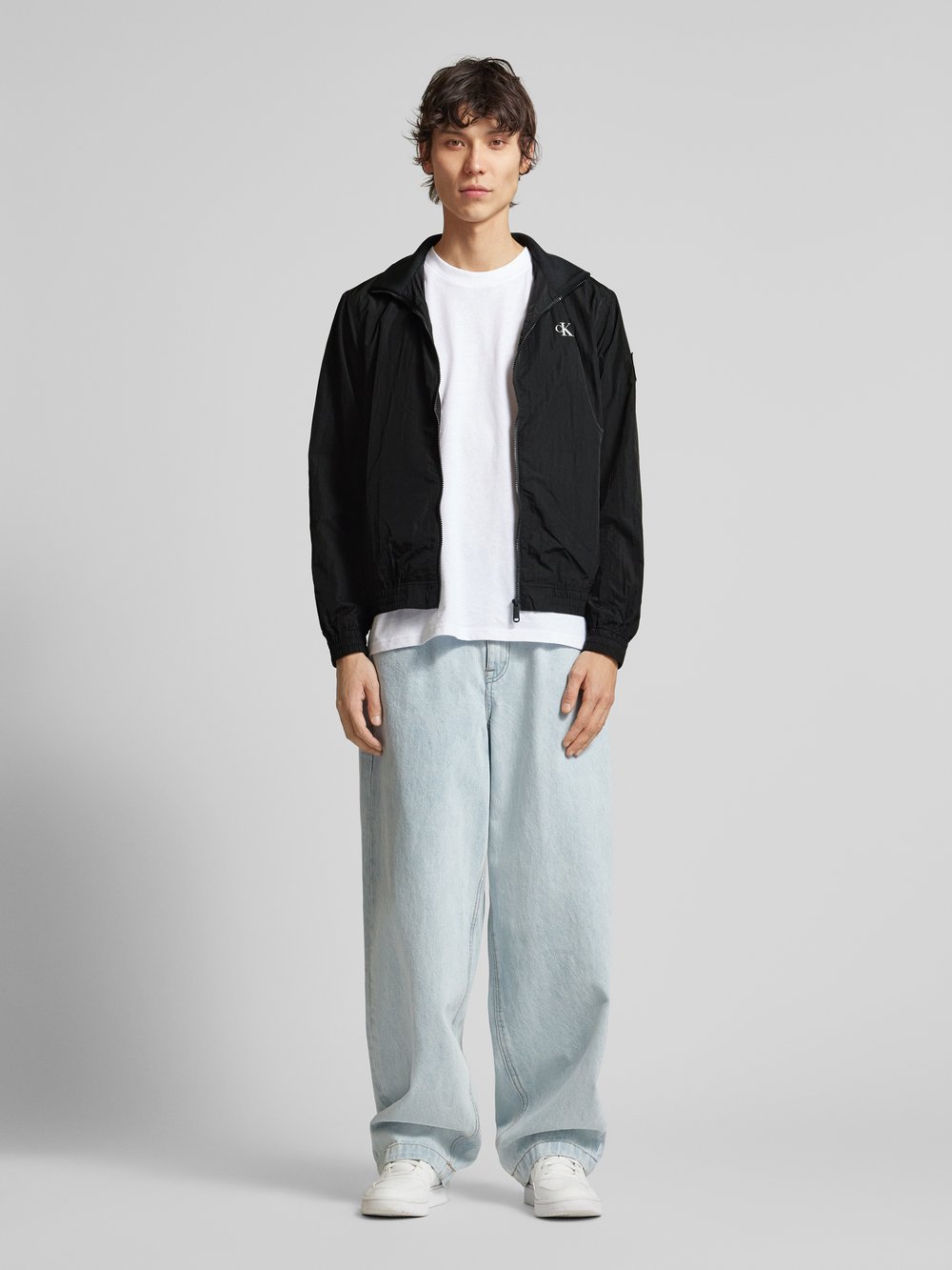 

Куртка с воротником-стойкой Calvin Klein Jeans, черный