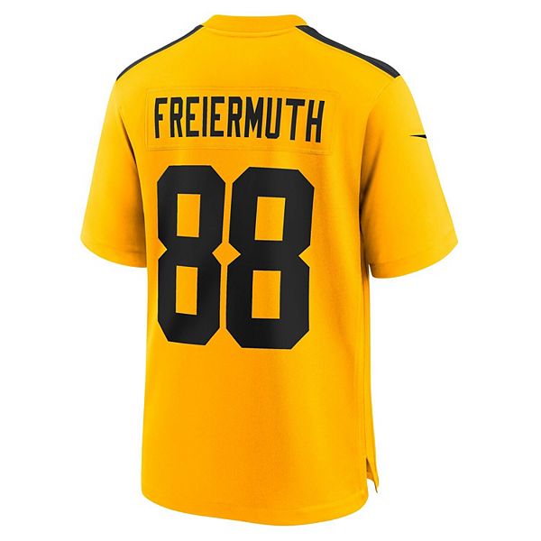 Футболка Pittsburgh Steelers 1933 throwback Pat Freiermuth gold Nike — фото 4