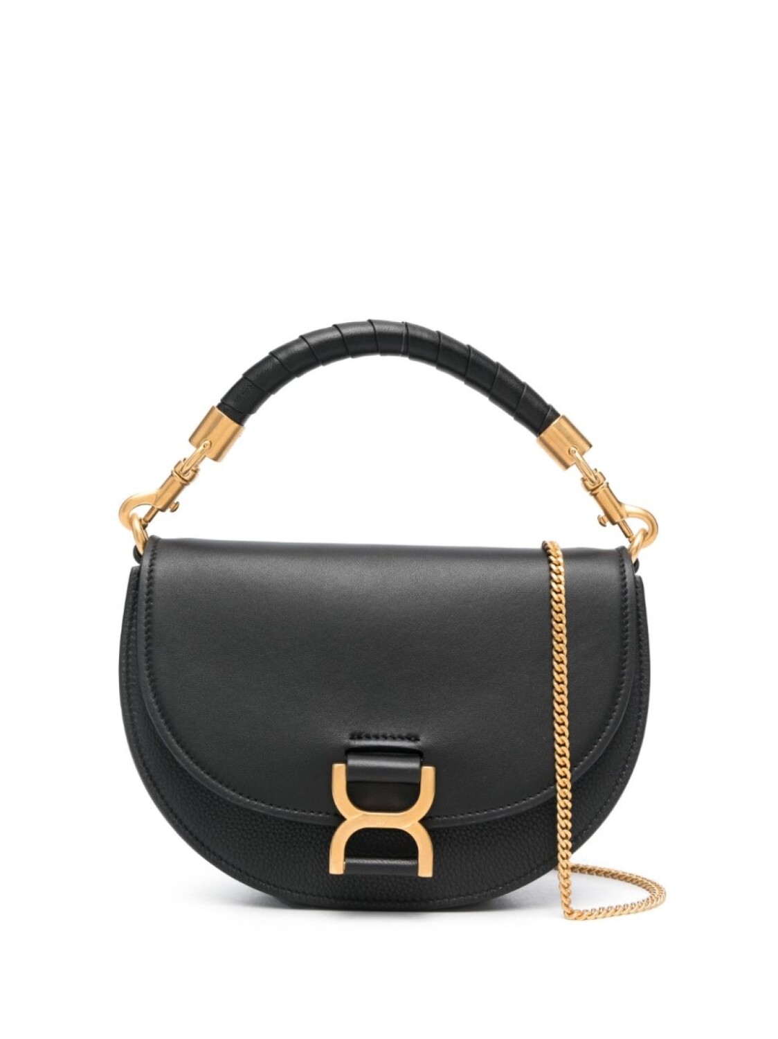 

Chloé сумка на плечо Marcie с цепочкой, черный