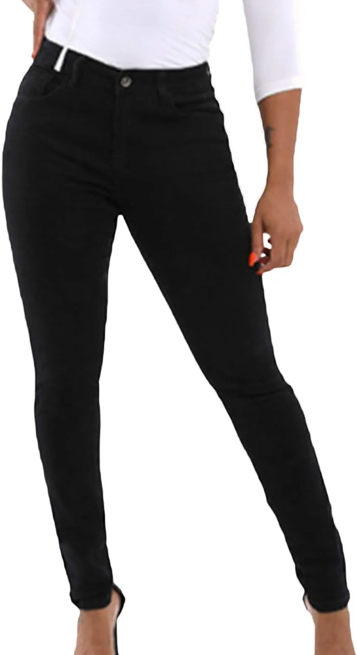 

SOMTHRON женские джинсы High Rise для подростков, Slim Shaping, Punk Denim