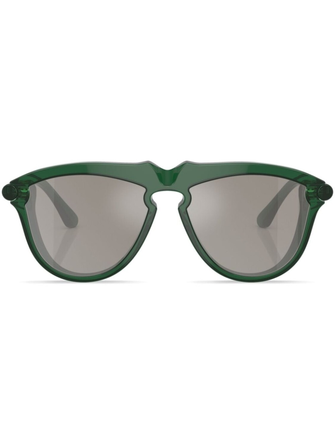 

Солнцезащитные очки в круглой оправе Burberry Eyewear, зеленый