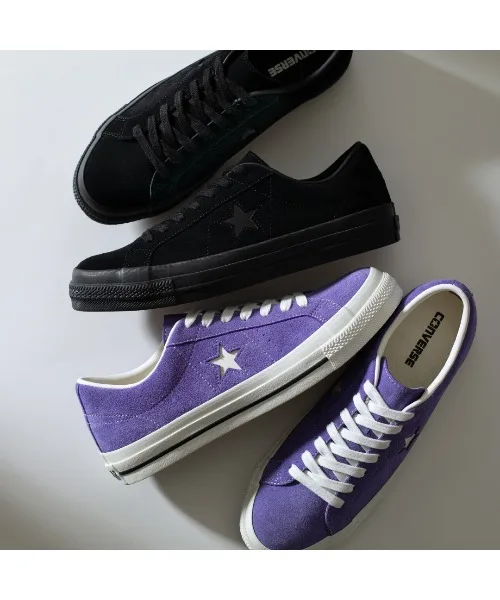 Кроссовки из замши One Star CONVERSE purple