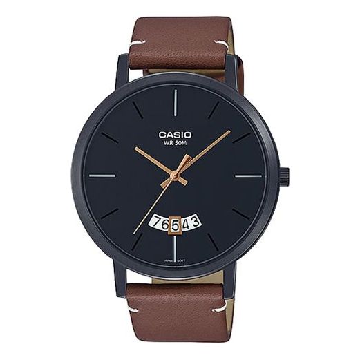 

Часы CASIO Quartz Waterproof Mens Black Analog, черный