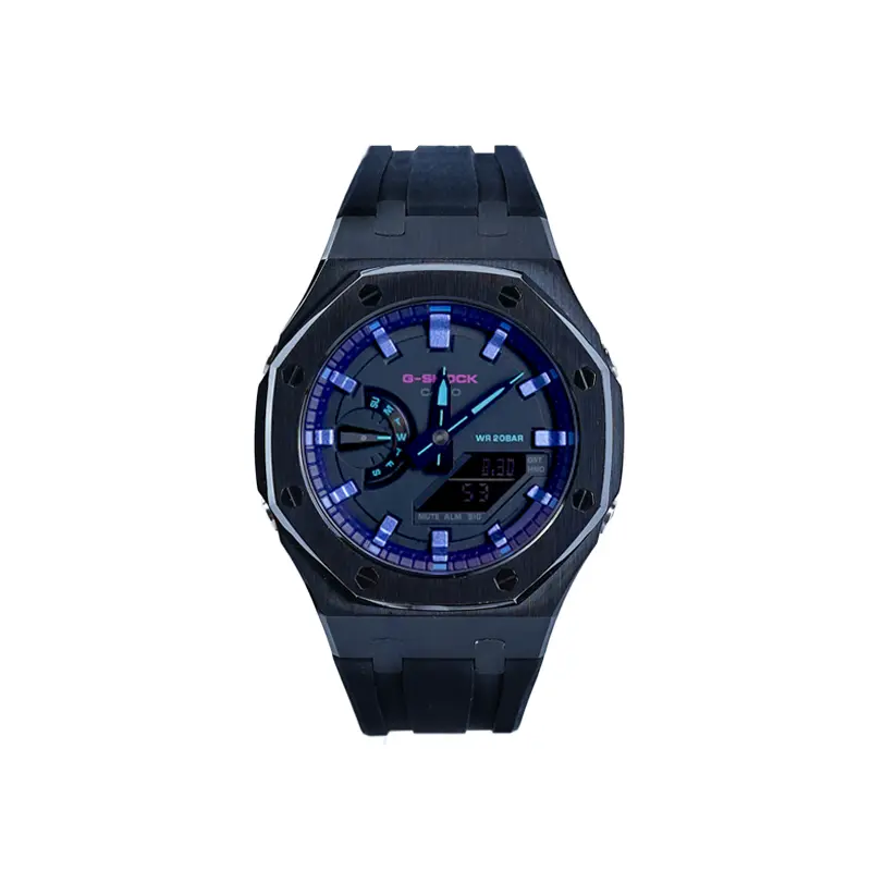 

Мужские часы CASIO Liquid Crystal/Analog Dual Display Series черные