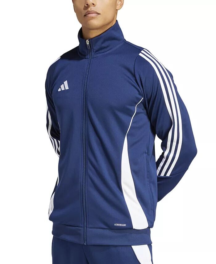 

Мужская спортивная куртка с 3 полосками Tiro 24 Slim Fit Performance adidas, синий