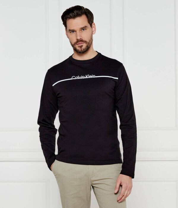 

Лонгслив Calvin Klein Regular Fit, черный
