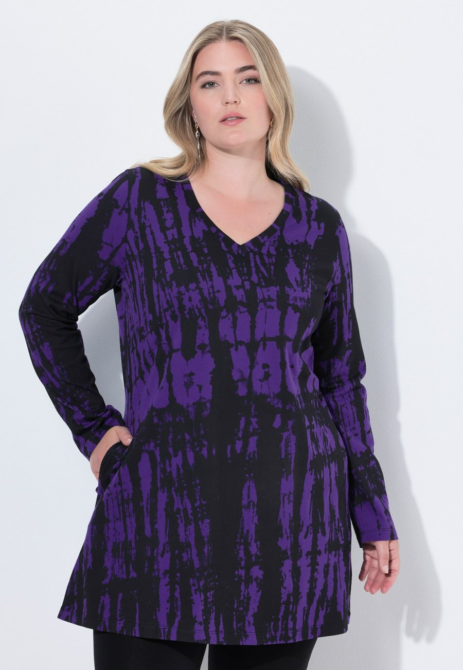 

Топ Ulla Popken Long sleeved top, Purple