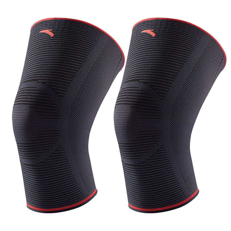 

Беговые альпинистские теннисные футбольные бадминтонные баскетбольные фитнес унисекс полиамид эластан силиконовые наколенники ANTA, черный