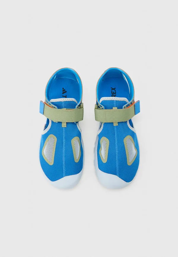 Сандалии унисекс captain toey 2.0 Adidas Terrex, Ray Blue/Tent Green/Crystal Sky — фото 4