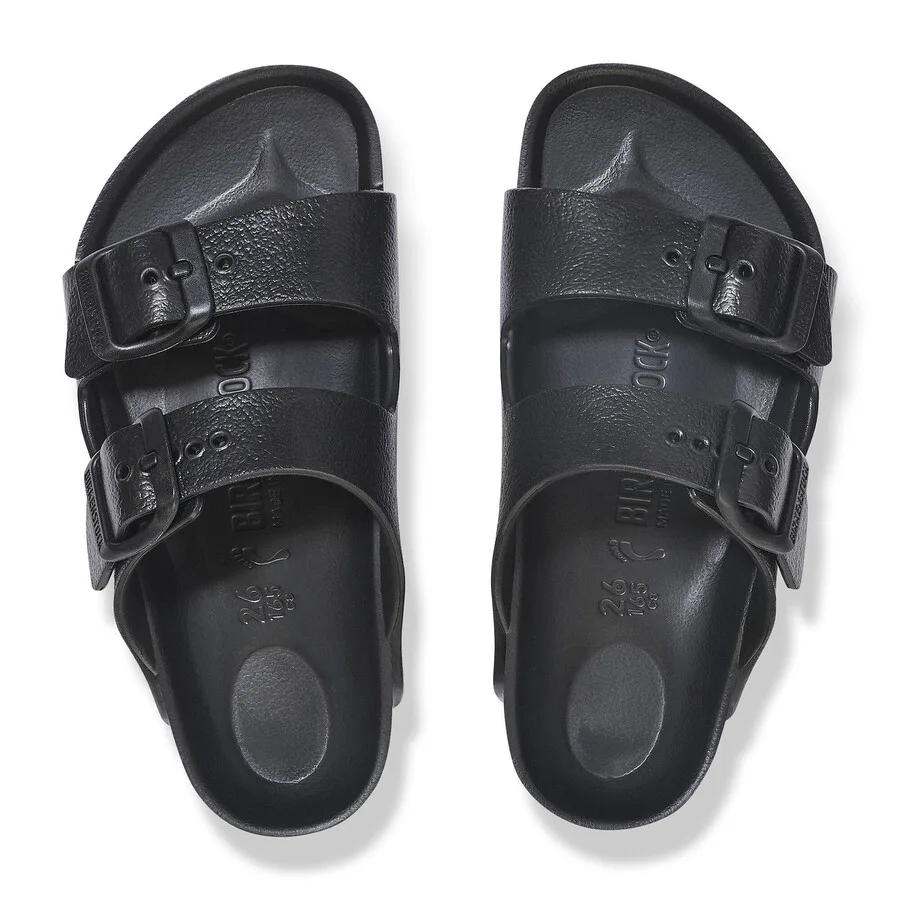 Детские сандалии Birkenstock Arizona из легкого EVA, черный — фото 3