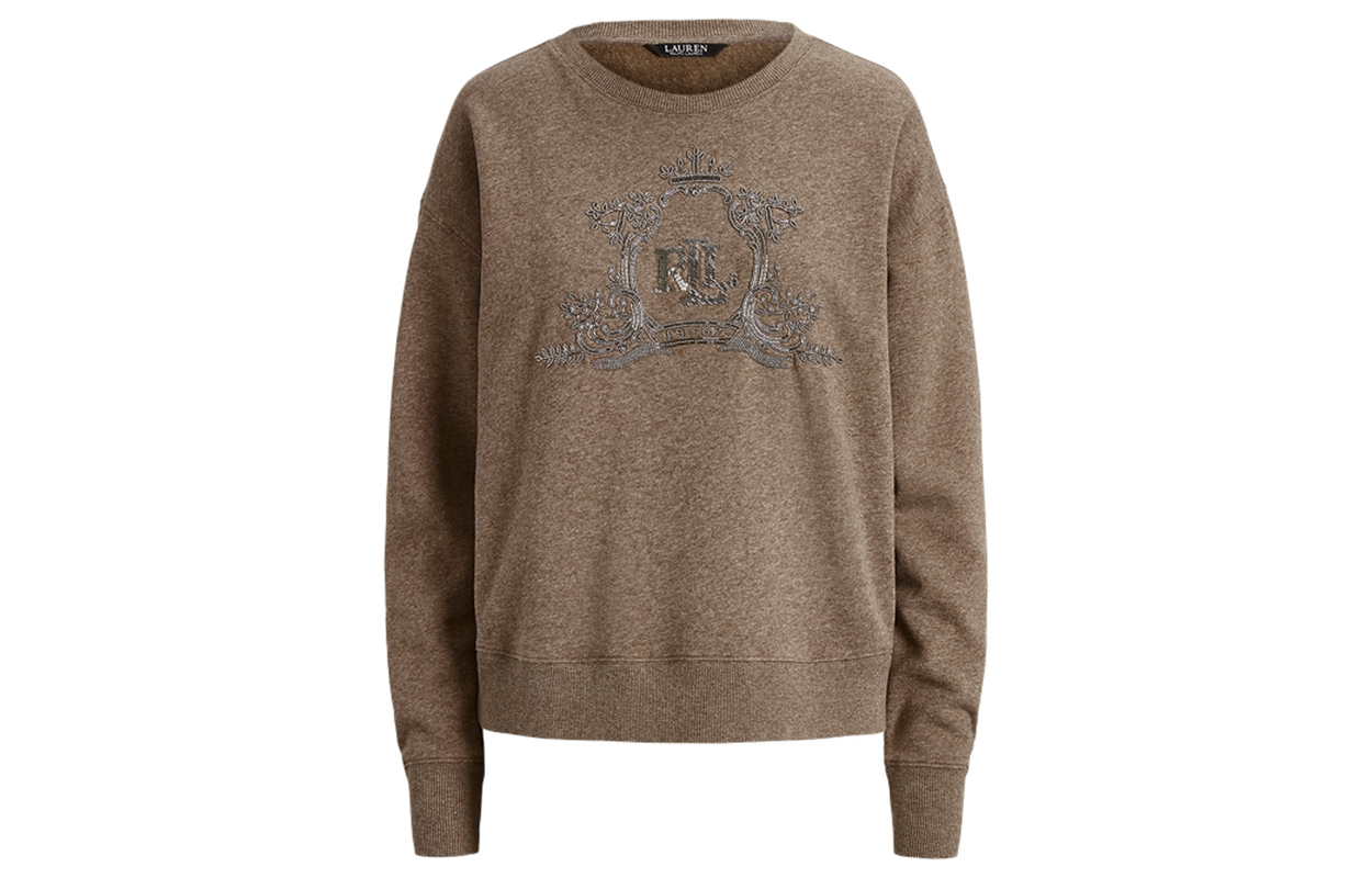 

LAUREN RALPH LAUREN Свитшот женский коричневый