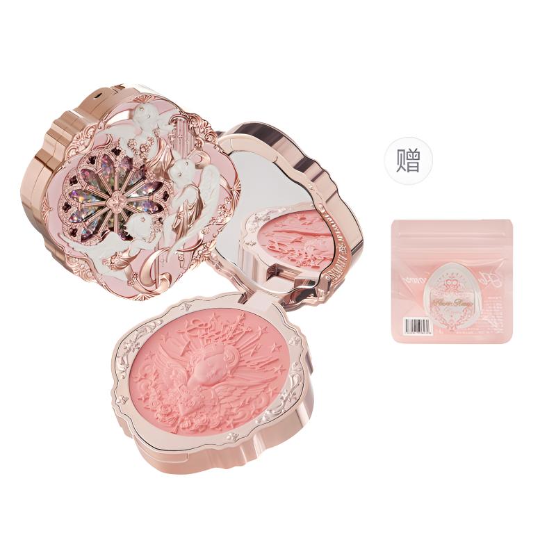 

FlowerKnows CHERUB румяна-крем Milk Cake легко растушевываются, выравнивают тон кожи, естественный цвет лица 6г Flower Knows