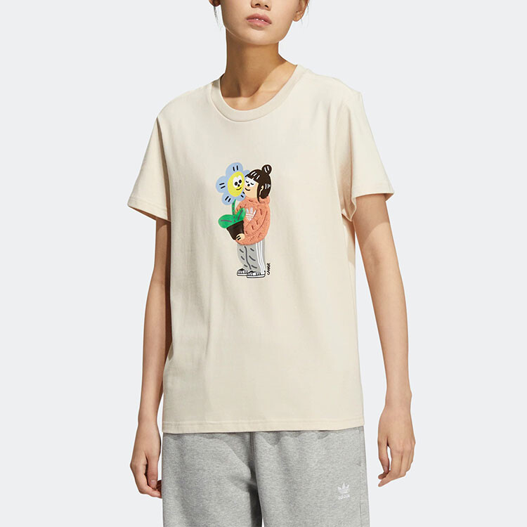 Футболка Charr Morita женская, цвет белый Adidas Originals — фото 2