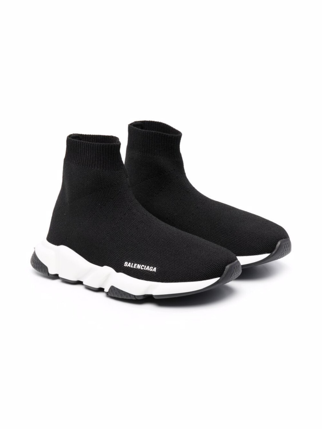 

Balenciaga Kids кроссовки-носки с логотипом, черный