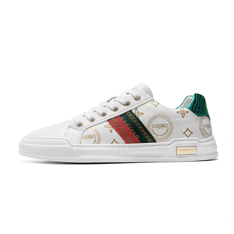 

CARTELO Непромокаемые легкие низкие скейтерские кроссовки мужские All Black-Cut-Out, цвет All Black-Cut-Out