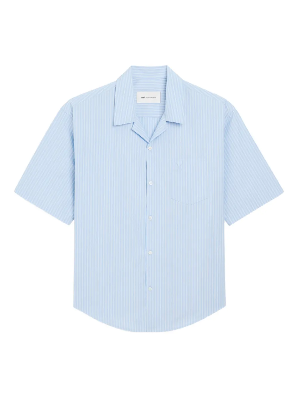 

Футболка с монограммой Ami de Coeur Ami Paris, синий