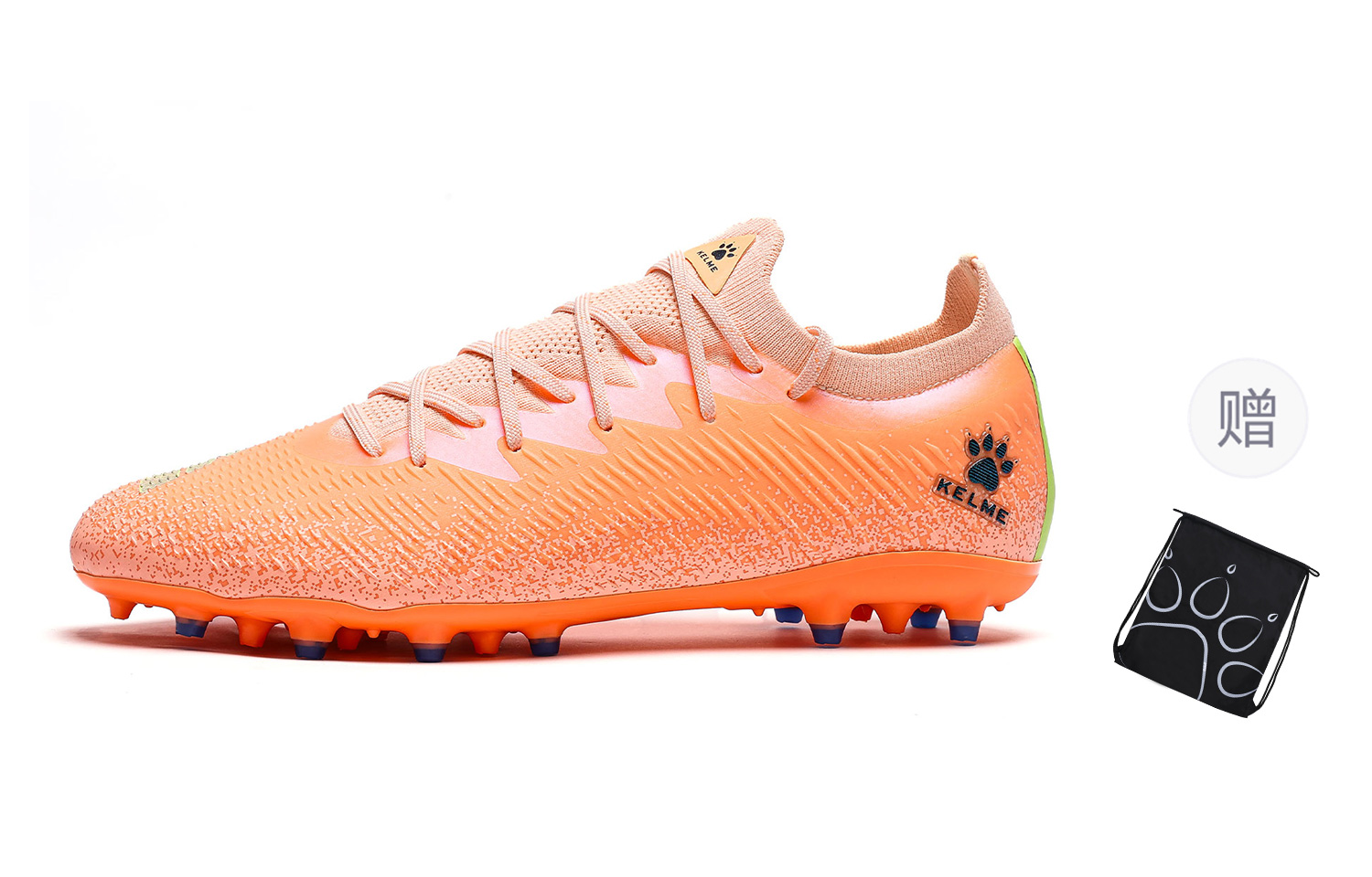 

KELME Футбольные бутсы мужские, противоскользящие, износостойкие, оранжевые