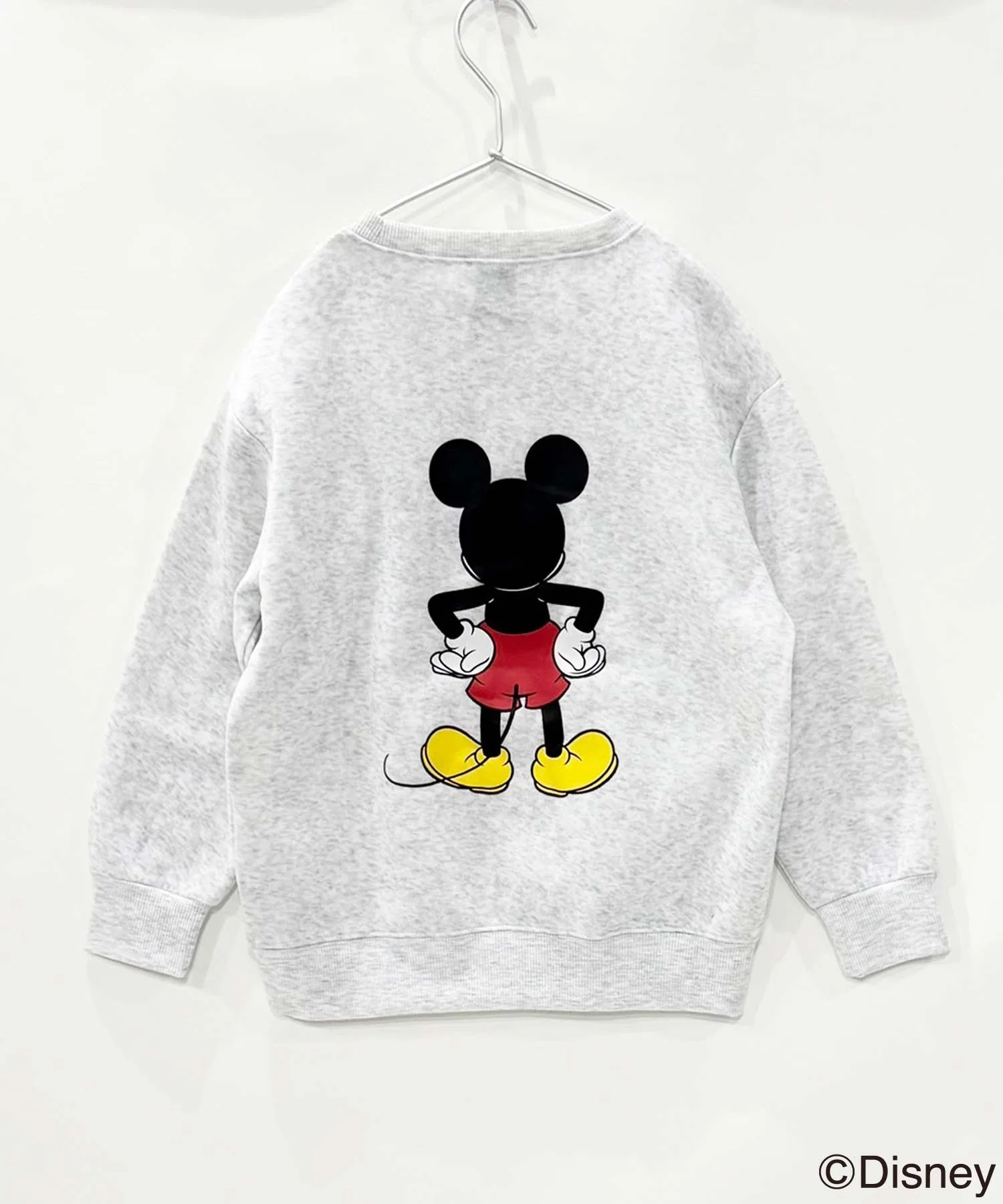 【Disney】MICKEY Толстовка оверсайз с флисовой подкладкой в виде Микки Мауса — фото 2