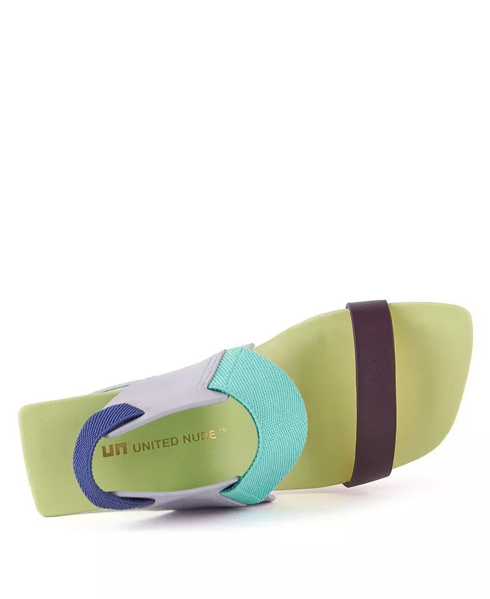 Сандалии Womens Loop Reiki Hi United Nude, фиолетовый — фото 4